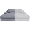 BIGSOFA Cord Dunkelgrau  - Dunkelgrau/Schwarz, MODERN, Kunststoff/Textil (117/93/190cm) - Carryhome