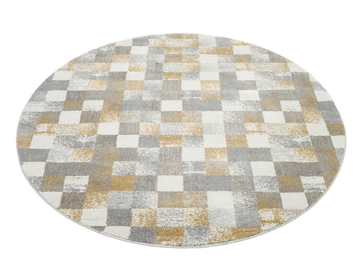WEBTEPPICH 160/160 cm Grau  - Grau, Design, Textil (160/160cm) - Novel