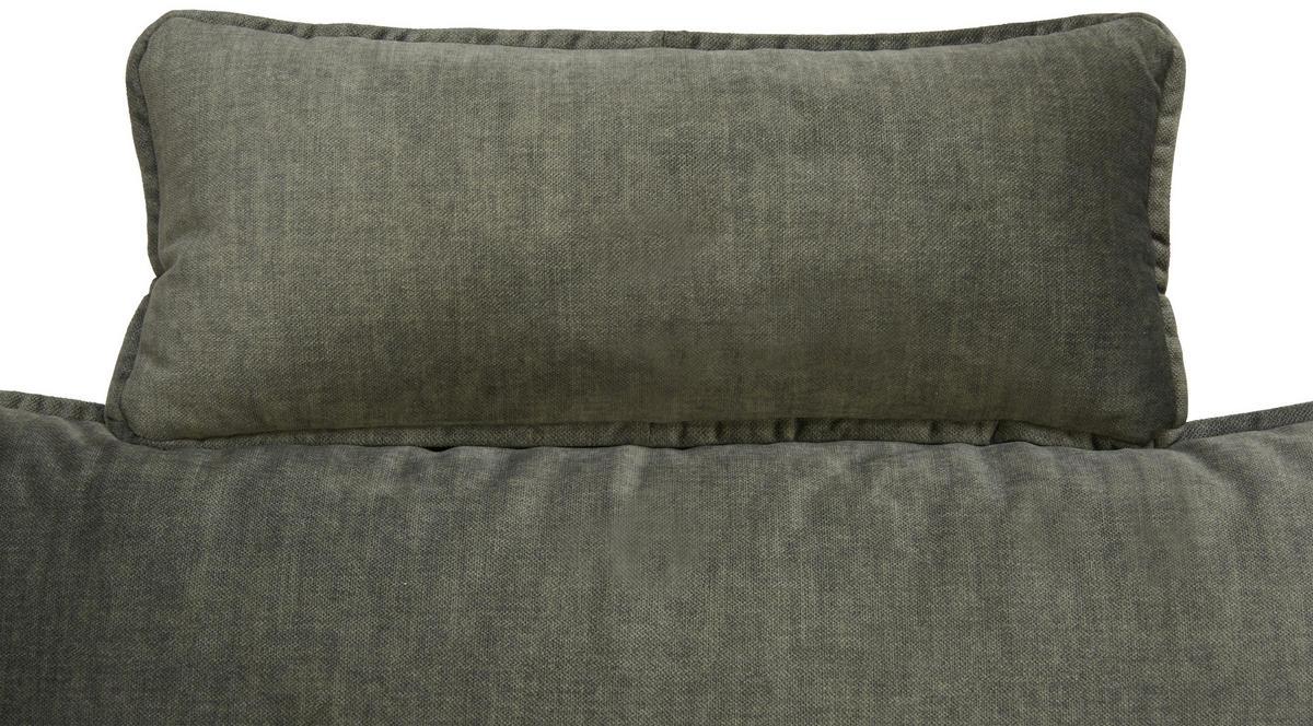 KOPFSTÜTZE - Olivgrün, Design, Textil (57/25/15cm) - Hom`in