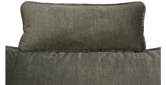 KOPFSTÜTZE in Flachgewebe  - Olivgrün, Design, Textil (57/25/15cm) - Hom`in