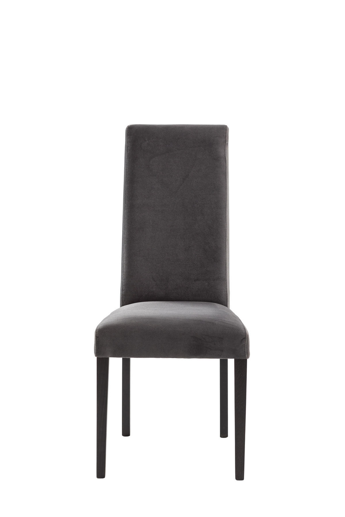 STOLICA  tamno siva  drvo, tekstil      - tamno siva/wenge boje, Konvencionalno, drvo/tekstil (46/101/62cm)
