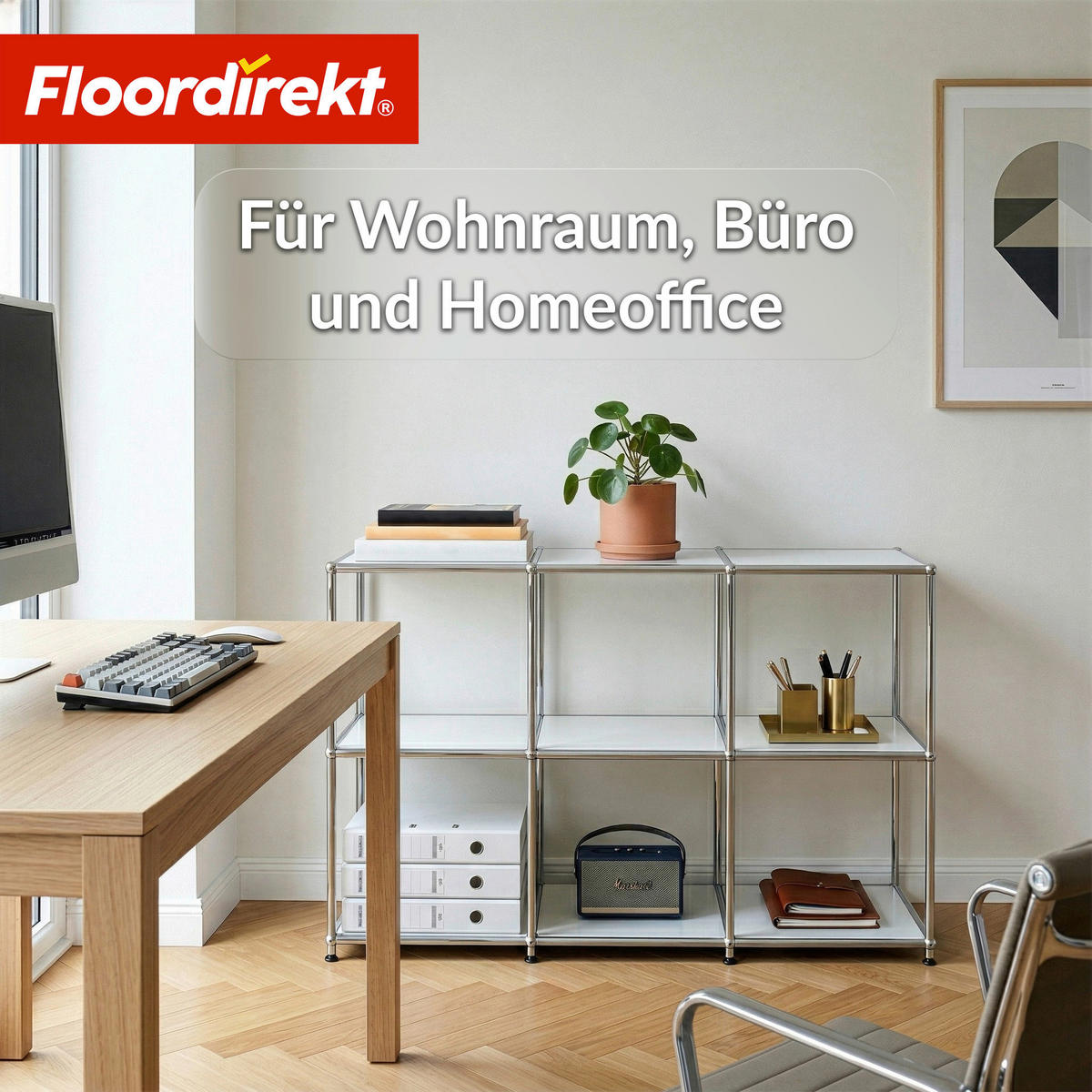 SIDEBOARD Concept Epure MK-018 116/82/40 cm  - Weiß, Basics, Metall (116/82/40cm) - Floordirekt