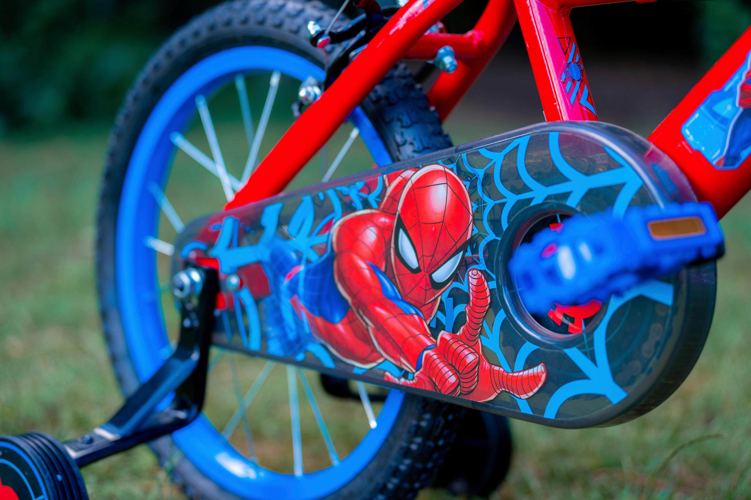 KINDERFAHRRAD 16 Zoll  - Blau/Rot, Basics, Metall (54/86/112cm)