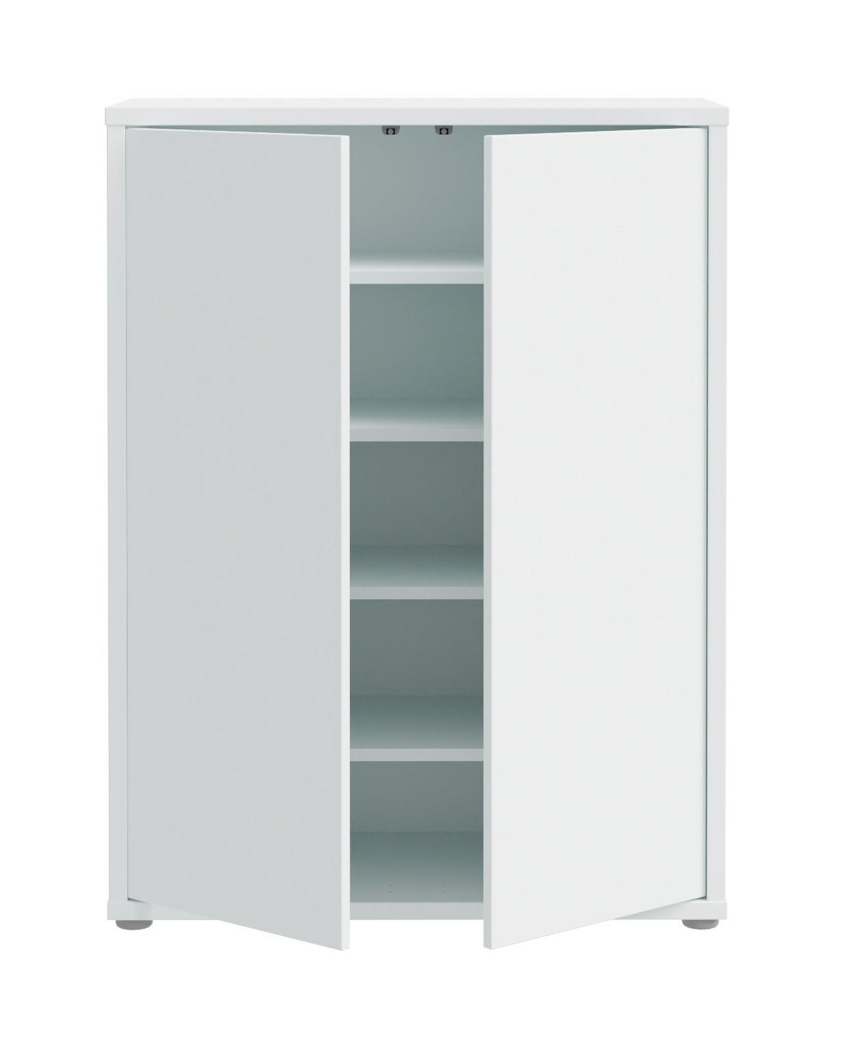 SCHUHSCHRANK Alice Springs  in 75/100/35 cm  - Hellgrau/Grau, Modern, Holzwerkstoff/Kunststoff (75/100/35cm) - Xora