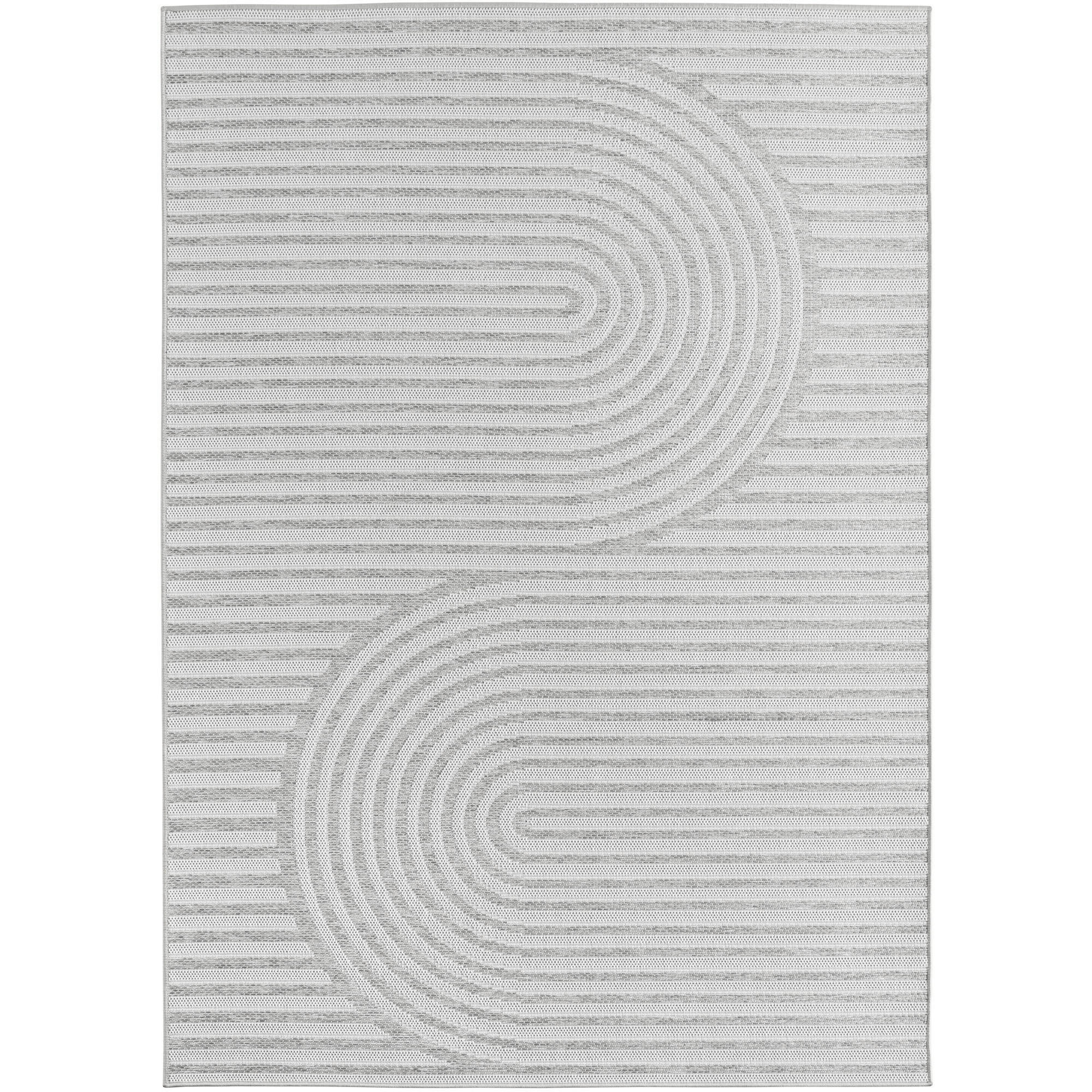OUTDOORTEPPICH für Terrasse und Balkon 120/170 cm DESERT Grau  - Grau, Design, Textil (120/170cm) - Ayyildiz 