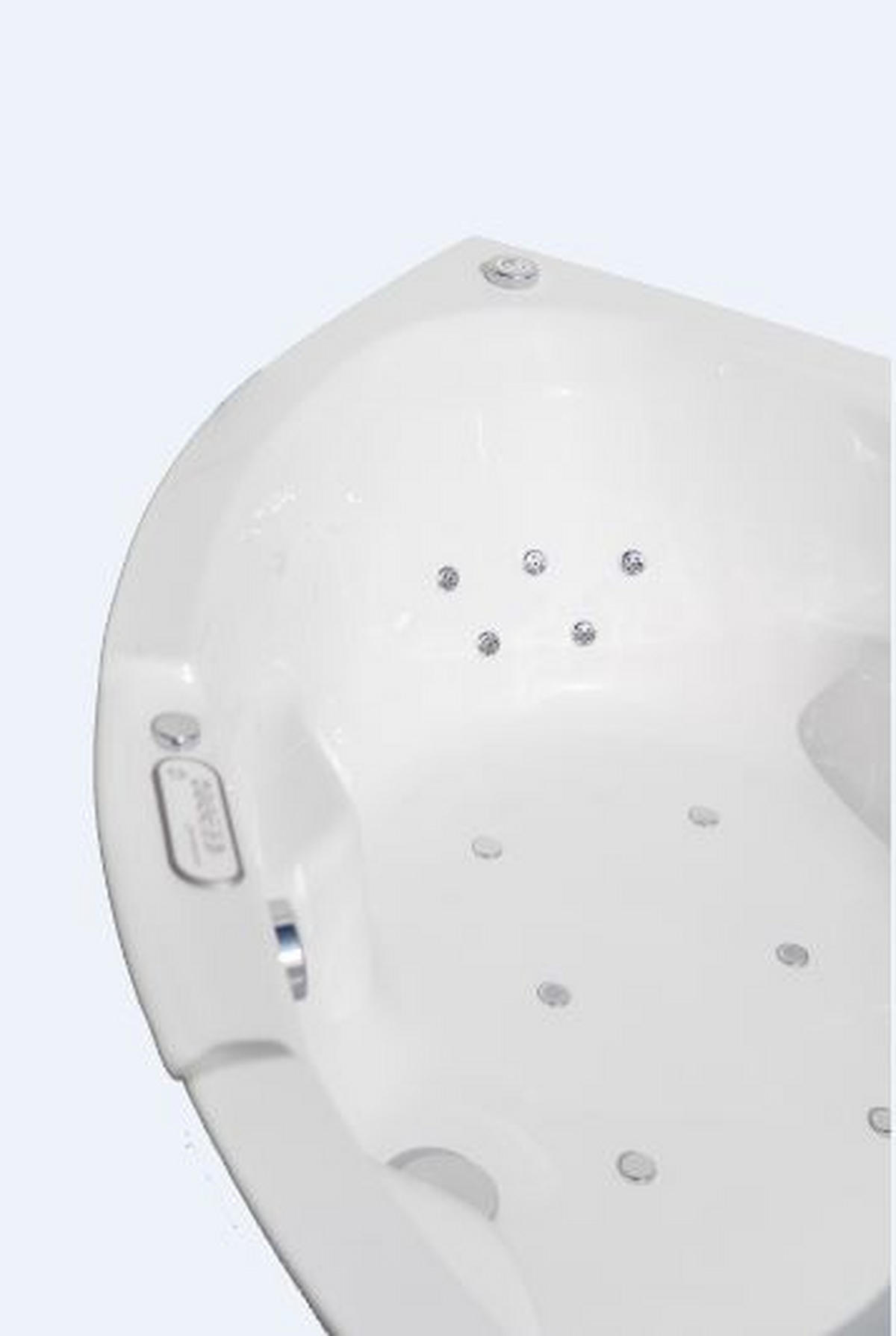 WHIRLPOOL-BADEWANNE   - Weiß, Basics (150/57/150cm)