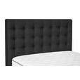 BOXSPRINGBETT 160/200 cm  in Dunkelgrau  - Dunkelgrau, Design, Holz/Textil (160/200cm) - Carryhome