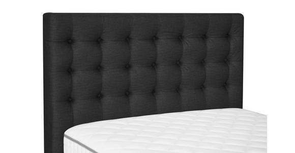 BOXSPRINGBETT 160/200 cm  in Dunkelgrau  - Dunkelgrau, Design, Holz/Textil (160/200cm) - Carryhome