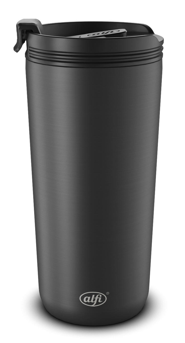 THERMOBECHER ISO COFFEE MUG 0,4 L  - Schwarz, Design, Metall (0,4l) - Alfi