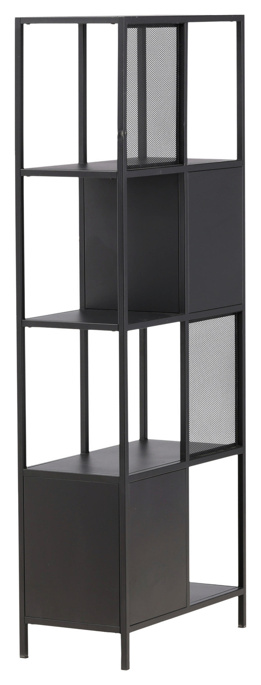 HYLLA i 70/180/35 cm svart  - svart, Design, metall (70/180/35cm) - Livetastic