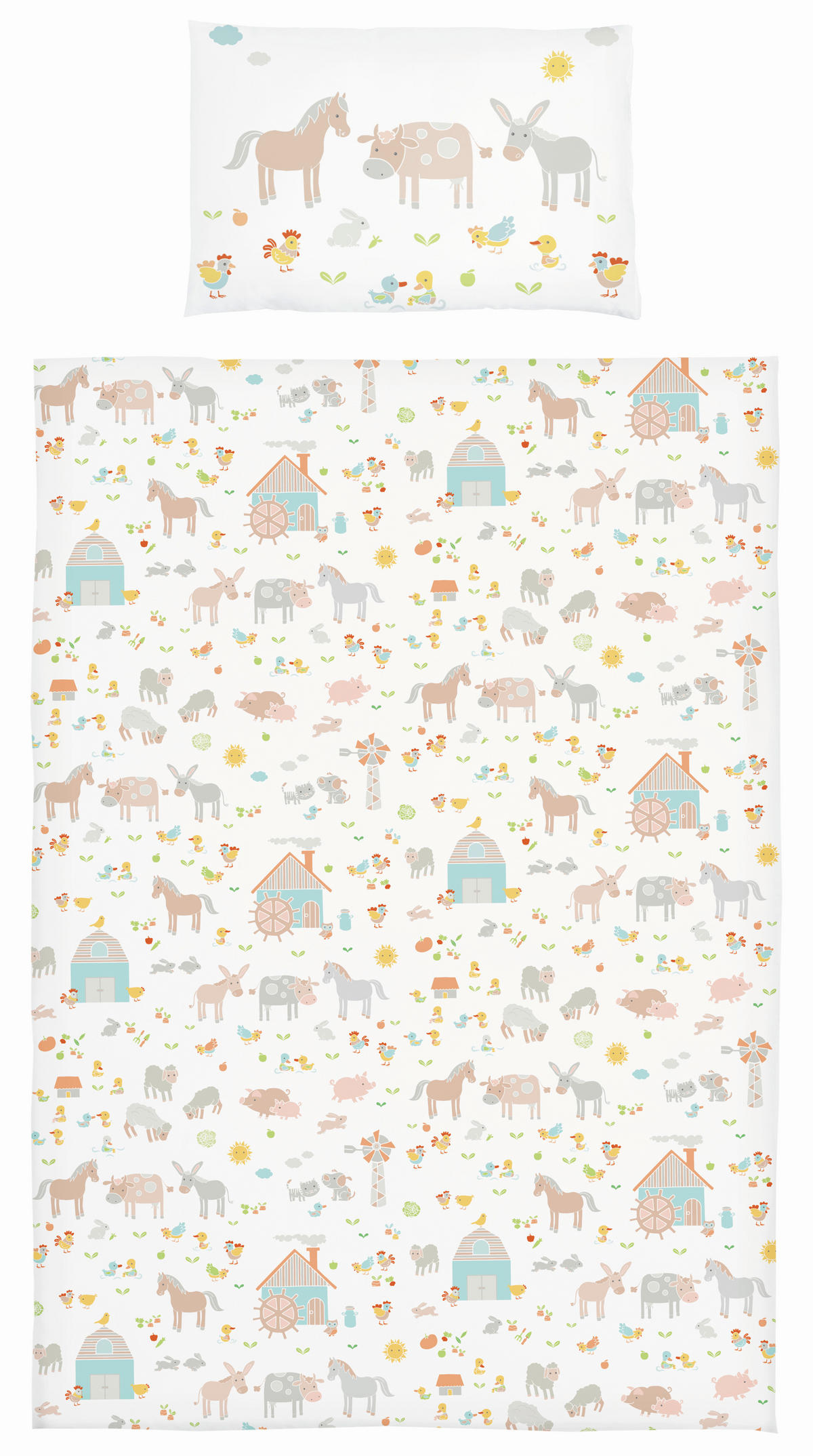 POSTELJNINA ZA DOJENČKE      100/140 cm         - bež, Basics, tekstil (100/140cm) - My Baby Lou