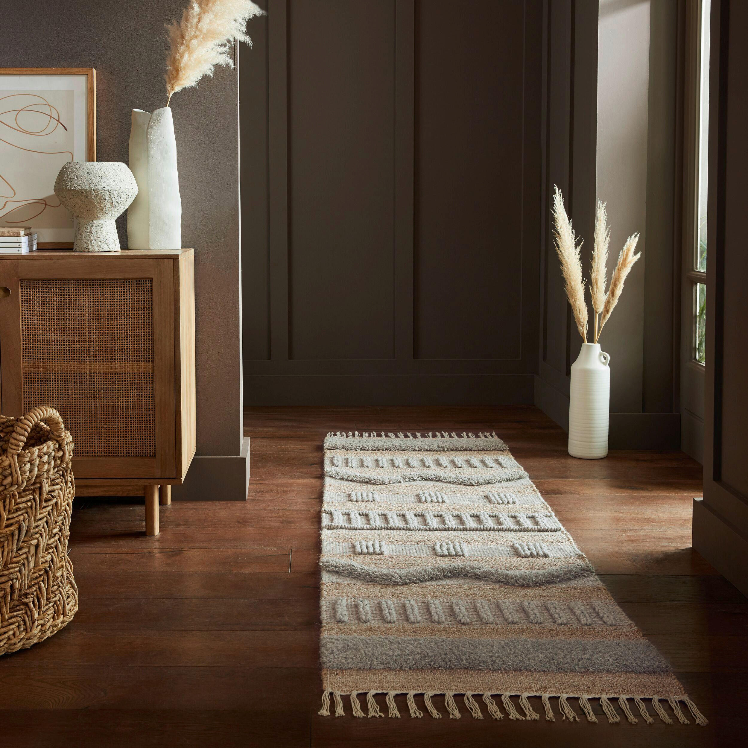 LÄUFER 60/230 cm Medina  - Naturfarben, KONVENTIONELL, Textil (60/230cm) - Xora