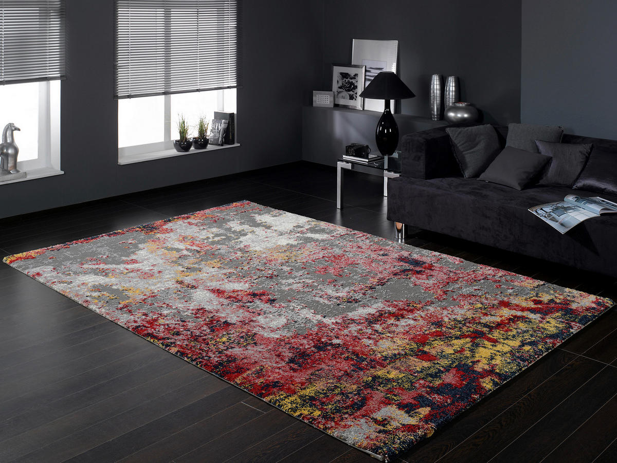 WEBTEPPICH  Wohnzimmer 240/290 cm Timeline Summer Multicolor rechteckig  - Multicolor, Design, Textil (240/290cm) - Novel