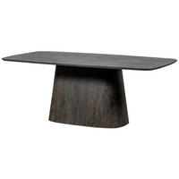 ESSTISCH in Holzwerkstoff 200/105/76 cm   - Dunkelbraun, Design, Holzwerkstoff (200/105/76cm) - Livetastic