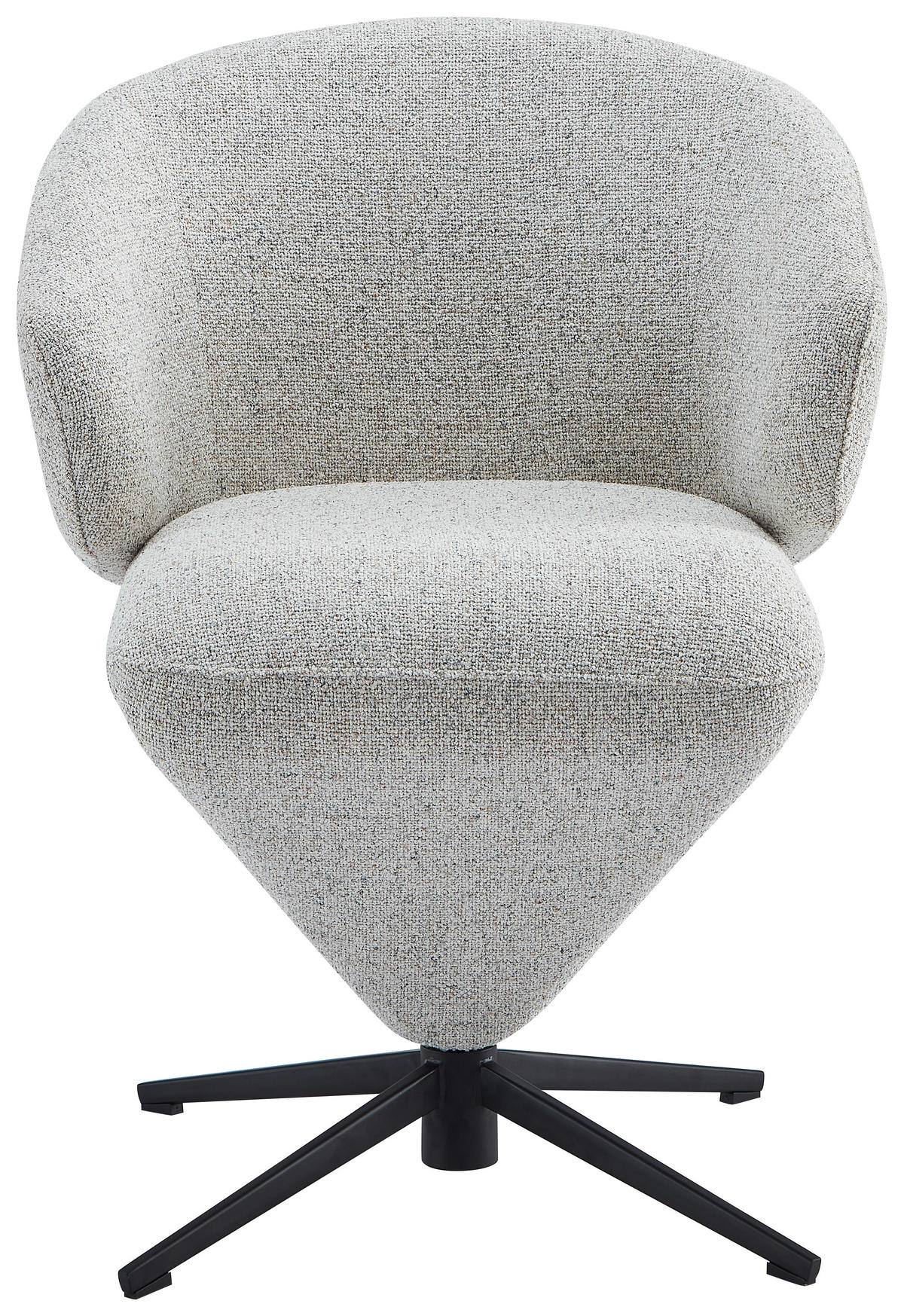 STOL MED ARMSTÖD järn linneimitation  - svart/cremefärgad, Design, metall/textil (62/82/62cm) - Moderano