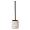WC-BÜRSTENGARNITUR - Creme/Alufarben, KONVENTIONELL, Kunststoff (10,6/39cm) - Kleine Wolke
