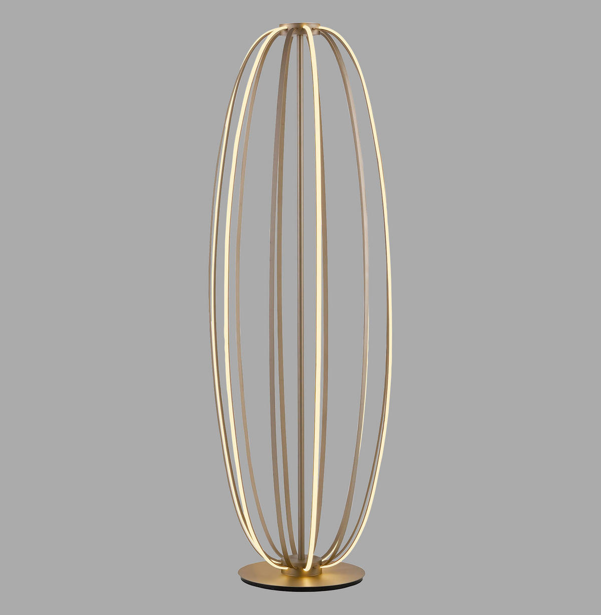 LED-STEHLEUCHTE Elvara 37/37/108,5 cm  - Bronzefarben, Design, Kunststoff/Metall (37/37/108,5cm) - Paul Neuhaus