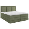 BOXSPRINGBETT 160/200 cm  in Grün  - Grün, Design, Kunststoff/Textil (160/200cm) - MID.YOU
