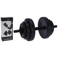 HANTELSET 9-TLG. - KONVENTIONELL, Stein (10kg)