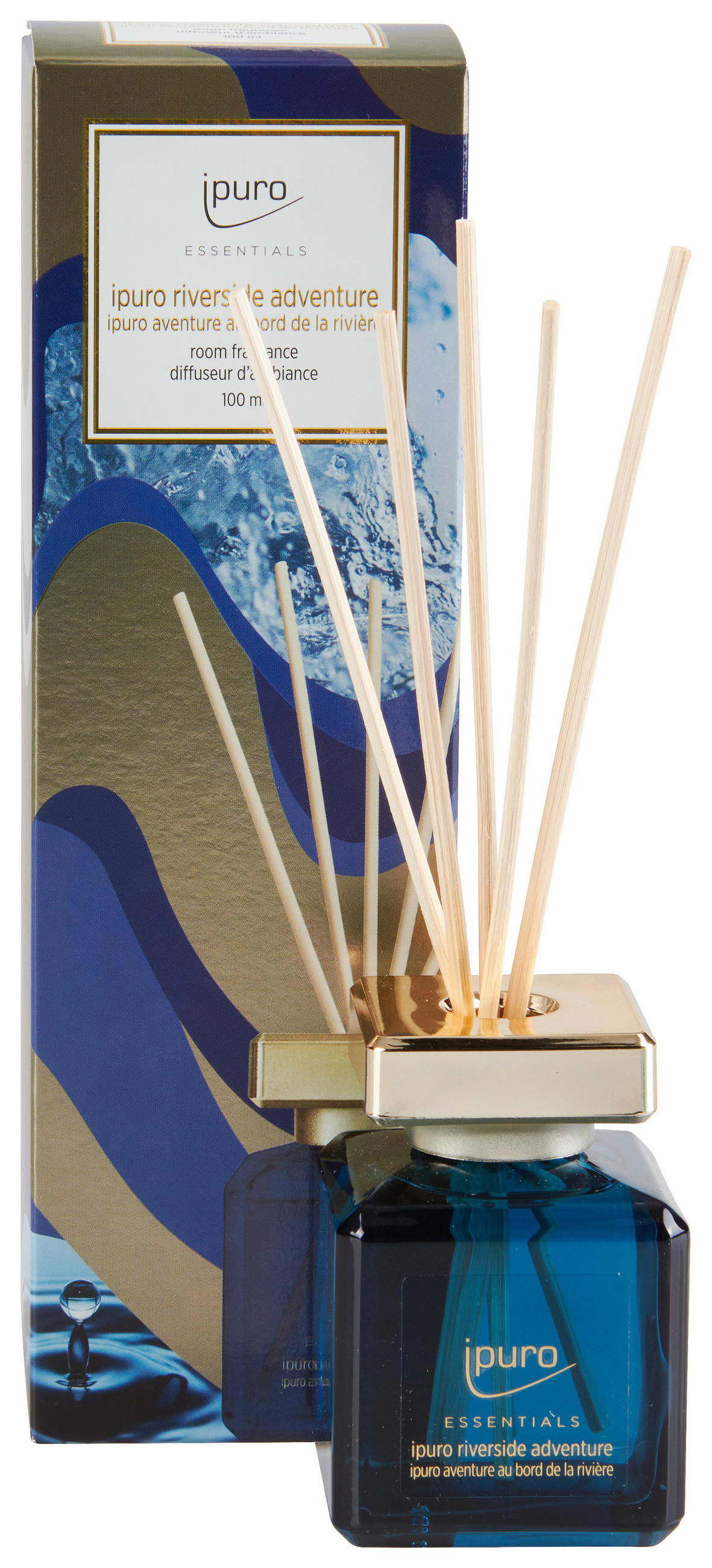 DIFFUSER  - Blau, Basics (6,1/6,9/22,6cm) - Ipuro