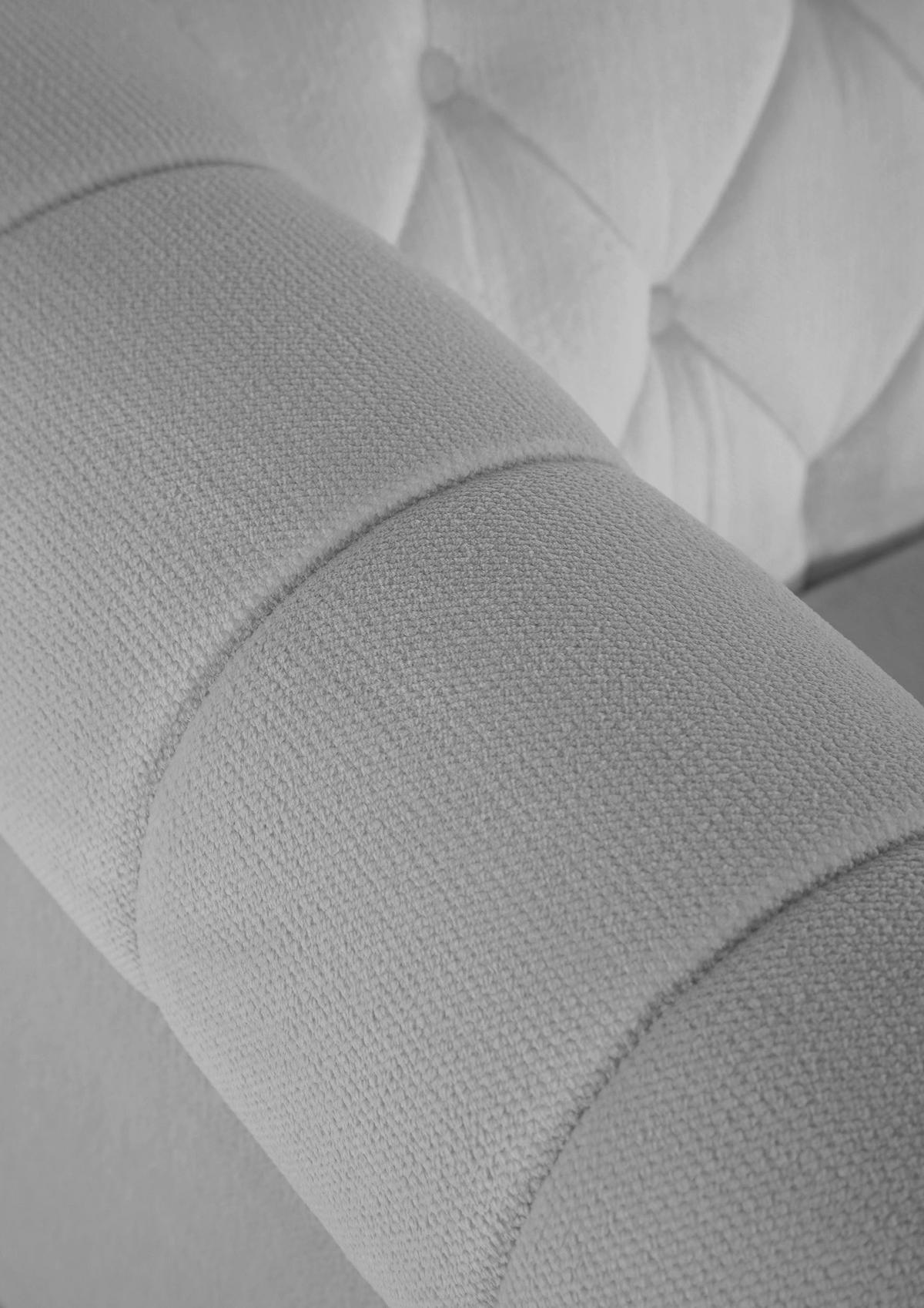 ECKSOFA in Plüsch Grau  160/260 cm  - Dunkelbraun/Grau, Design, Holz/Textil (160/260cm) - MID.YOU