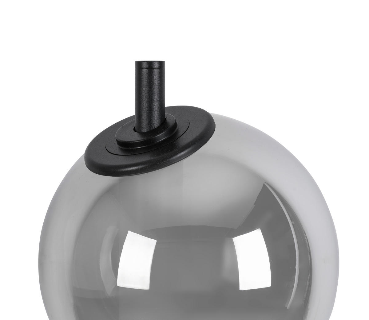 LED-TISCHLEUCHTE 20/51 cm   - Chromfarben/Schwarz, Design, Glas/Kunststoff (20/51cm) - Dieter Knoll