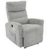 FERNSEHSESSEL  mit Webstoff Grau, Schwarz  - Schwarz/Grau, Design, Kunststoff/Textil (76/102/93cm) - Carryhome
