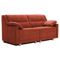 SCHLAFSOFA  mit Typenauswahl, Fußauswahl, Stoffauswahl, Liegefunktion, Sitzqualitäten, Schlafen auf Sitzhöhe, Hocker erhältlich, Rückenfutter Chenille Rot  - Buchefarben/Rot, KONVENTIONELL, Holz/Textil (184/88/91cm) - Sedda