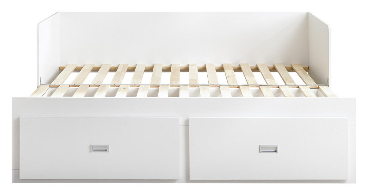 AUSZIEHBETT 80/200 cm,  in Matratze, Lattenrost, Bettschublade  - Kieferfarben, KONVENTIONELL (80/200cm) - Livetastic