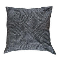 PREVLEKA BLAZINE 50/50 cm  - črna/bela, Design, tekstil (50/50cm) - Novel