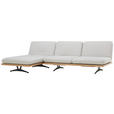 SCHLAFSOFA  in Grau  - Schwarz/Grau, Design, Holz/Textil (204/92/90cm) - Dieter Knoll