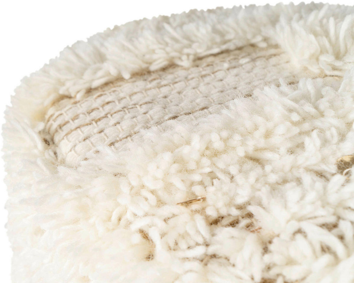 SEDACÍ PODUŠKA, 35/35 cm - krémová/zelená, Design, textil (35/35cm) - MID.YOU