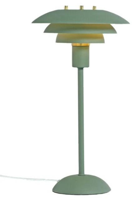 BORDSLAMPA Aneta 20/37/20 cm   - grön/kromfärg, Design, metall (20/37/20cm) - Best Price