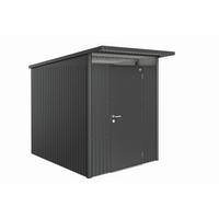 GERÄTEHAUS 180/218/260 cm  - Dunkelgrau, Basics, Metall (180/218/260cm) - Biohort