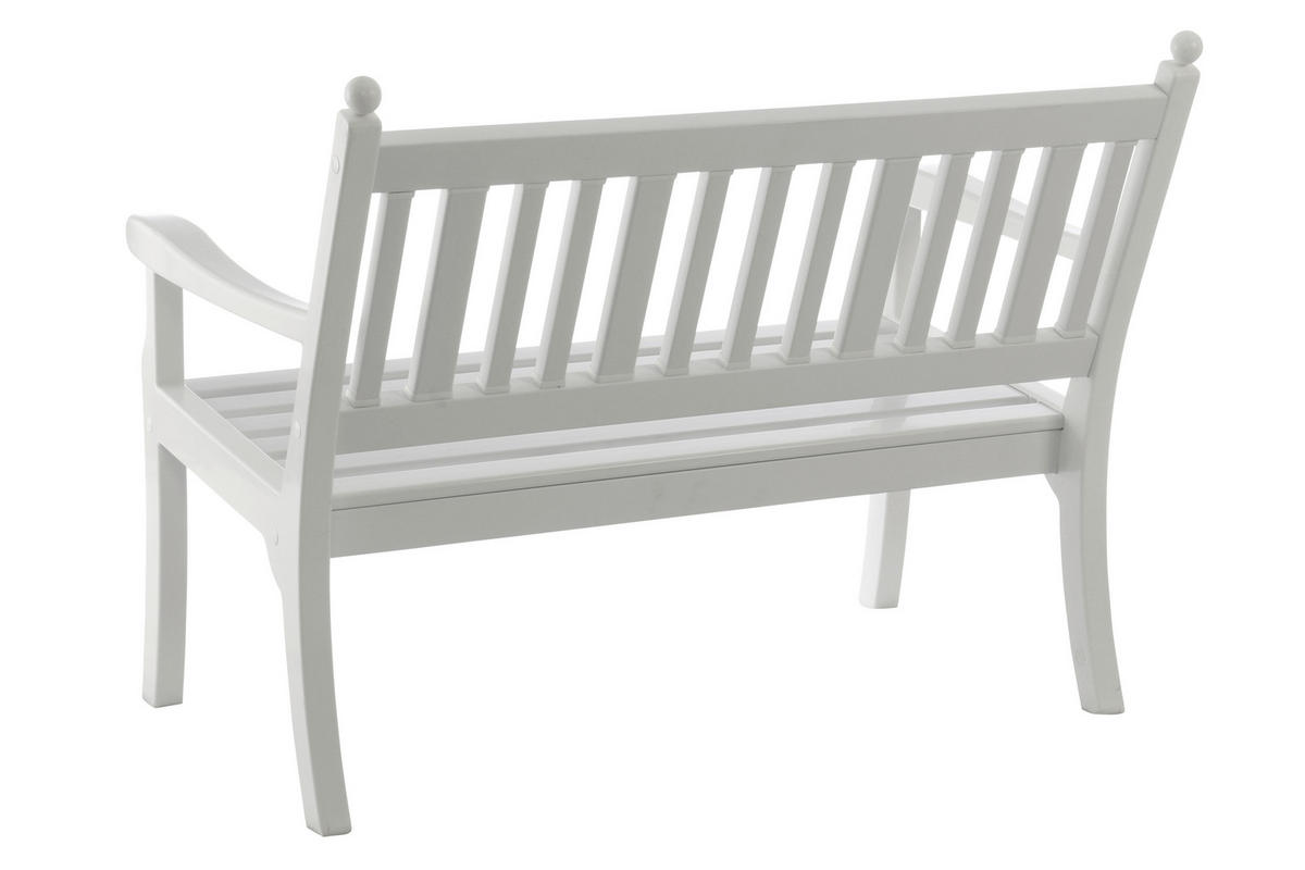 GARTENBANK 115/88/69 cm   - Weiß, Basics, Kunststoff (115/88/69cm) - Modante