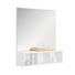 SPIEGEL - Weiß, Design, Glas/Holzwerkstoff (70/65/15,5cm) - XORA