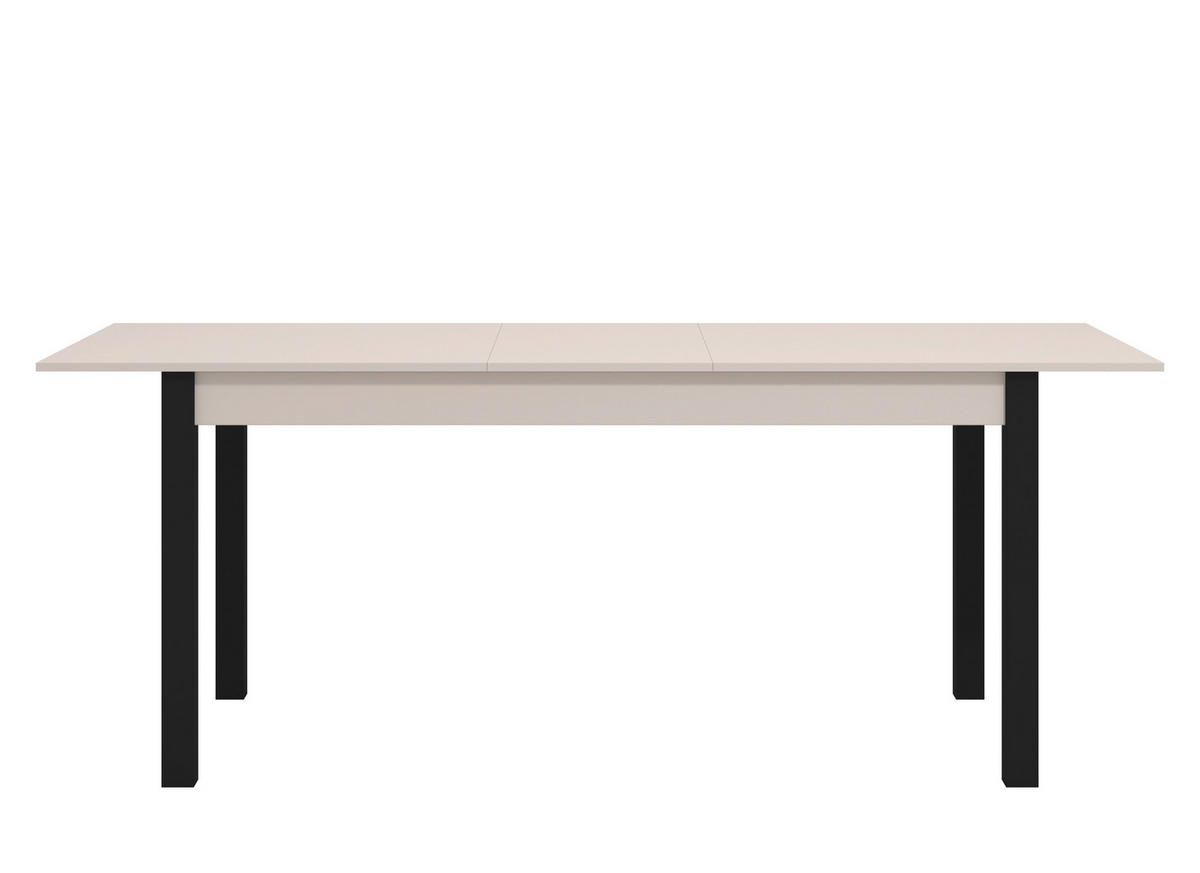 ÉTKEZŐASZTAL - fekete/kasmír, Basics, faalapú anyag (160/77/80cm) - Ti'me