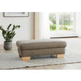 ECKSOFA in Mikrofaser Hellgrün  - Wildeiche/Beige, KONVENTIONELL, Holz/Textil (236/286cm) - Voleo