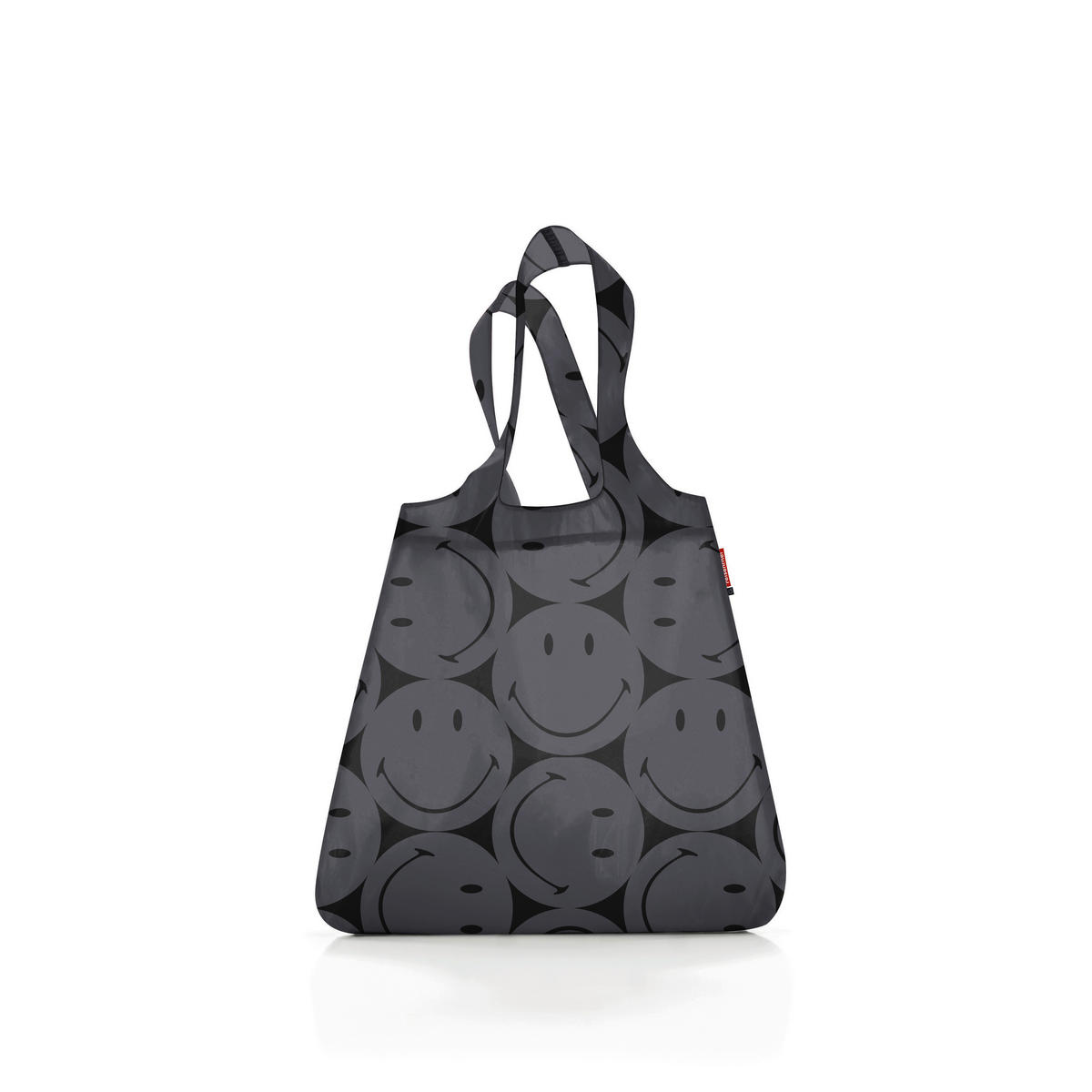 EINKAUFSTASCHE Mini maxi shopper smiley grey 15 L  - Anthrazit, Basics, Kunststoff (43,5/63/6cm) - Reisenthel