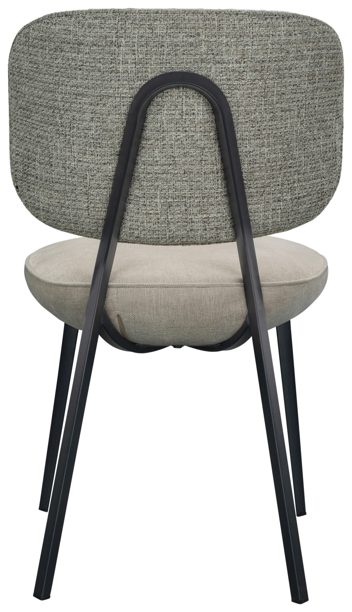 STUHL - Schwarz/Grau, Design, Textil/Metall (49/84/60cm) - Stylife