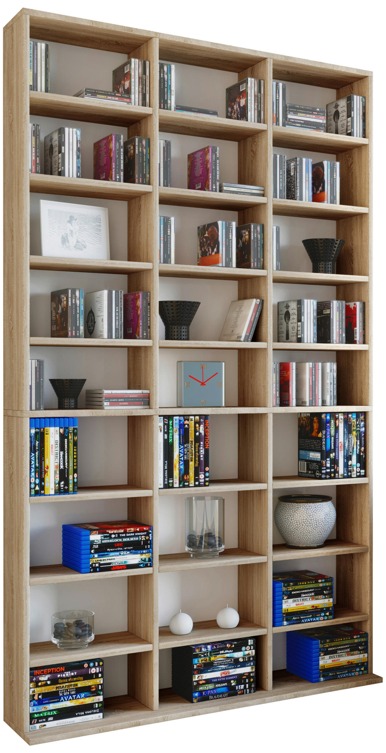 REGAL  102/183/18 (23) cm Eichefarben  - Eichefarben, KONVENTIONELL, Holzwerkstoff (102/183/18 (23)cm) - MID.YOU