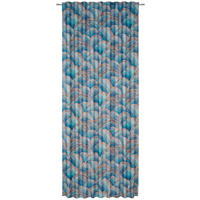 FERTIGVORHANG  blickdicht  140/245 cm   - Blau/Goldfarben, Design, Textil (140/245cm) - Ambiente
