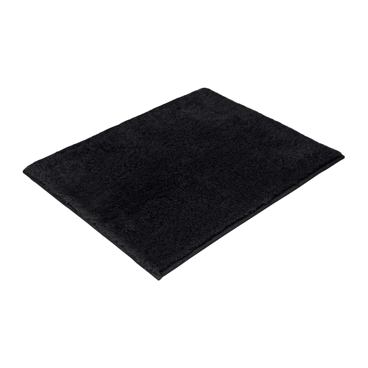 BADTEPPICH Timeless Schwarz 50/60 cm  - Schwarz, Basics, Textil (50/60cm) - Vossen