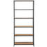 REGAL in 77/185/35 cm Eichefarben - Eichefarben/Schwarz, Trend, Holzwerkstoff/Metall (77/185/35cm) - Carryhome REGAL in 77/185/35 cm Eichefarben - Eichefarben/Schwarz, Trend, Holzwerkstoff/Metall (77/185/35cm) - Carryhome