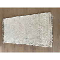 KÉZI SZÖVÉSŰ SZŐNYEG   - natúr színű, Basics, textil (70/200cm)