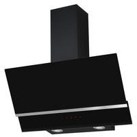 DUNSTABZUGSHAUBE 60261  - Edelstahlfarben/Schwarz, Basics, Glas/Metall (80/75,8-113,8/37,8cm) - Mican