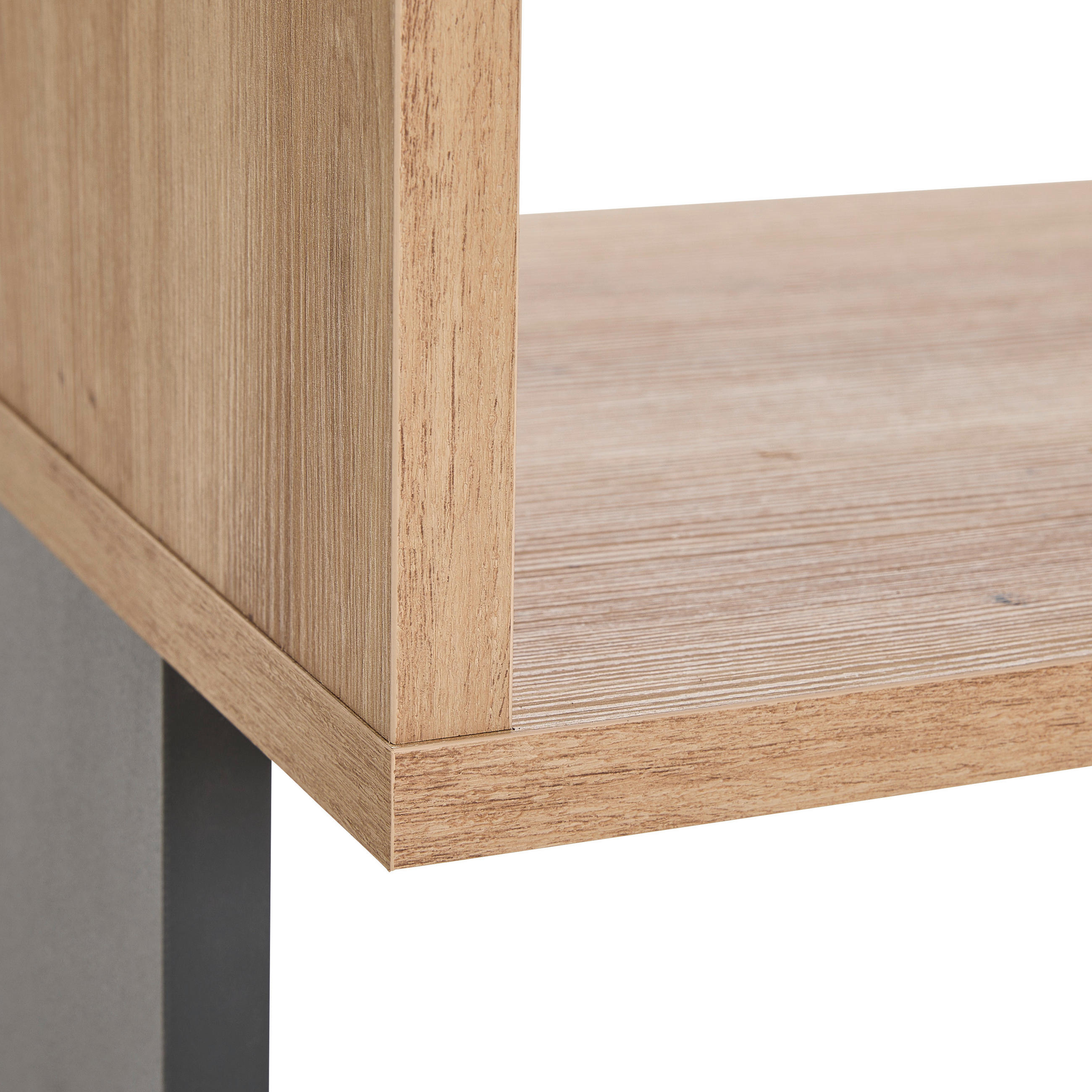 REGAL Anthrazit, Eiche Artisan  - Anthrazit/Eiche Artisan, Basics, Holzwerkstoff (70/161/30cm) - Xora