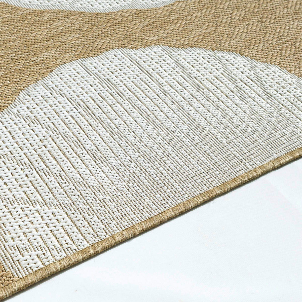 OUTDOORTEPPICH für Terrasse und Balkon 280/380 cm Regina Shell Naturfarben  - Naturfarben, Design, Textil (280/380cm) - Ambia Garden