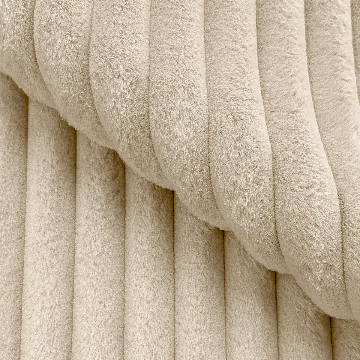 ECKSOFA Cord Beige  - Beige/Schwarz, Design, Kunststoff/Textil (251/142cm) - P & B