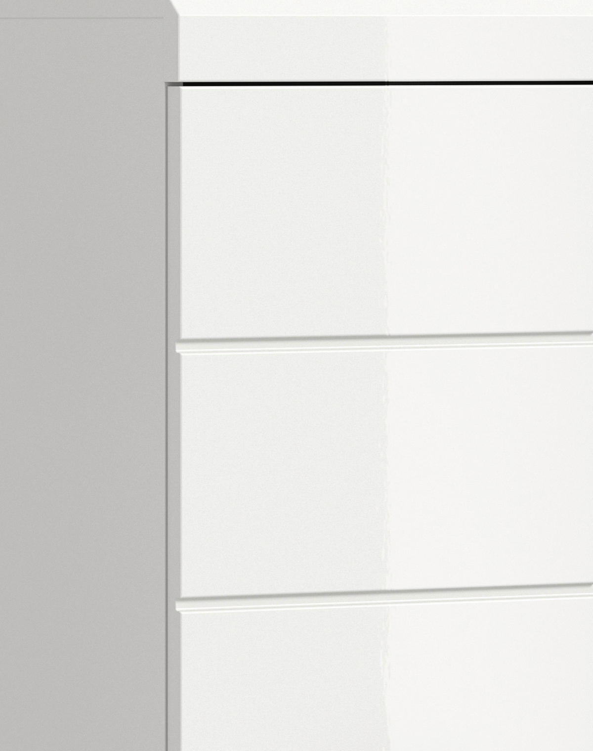BADEZIMMER 2-teilig  in 60 cm  - Weiss Hochglanz/Weiss, Modern, Holzwerkstoff/Kunststoff (60cm) - MID.YOU